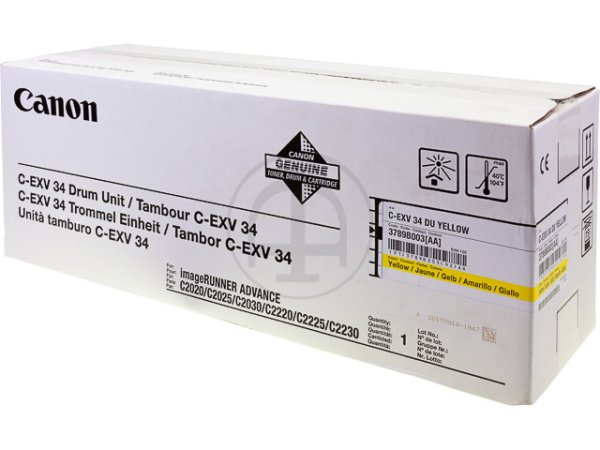 Original Canon 3789B003 / CEXV34 Bildtrommel Yellow