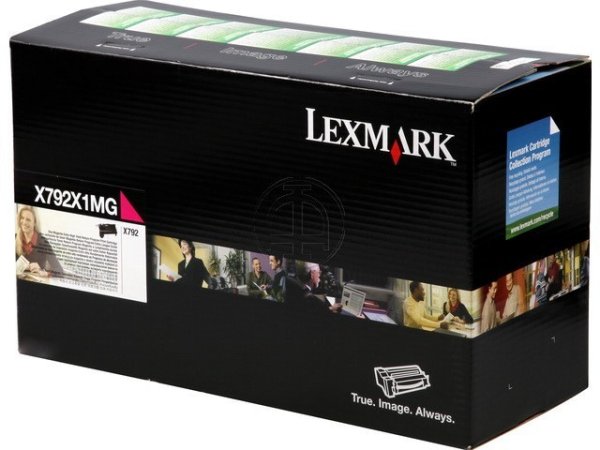 Original Lexmark X792X1MG Toner Magenta
