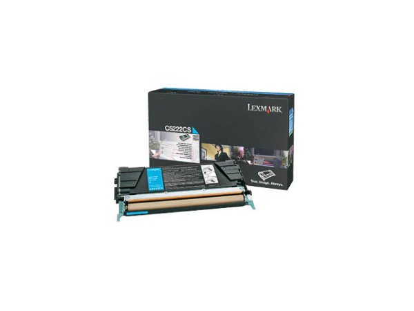 Original Lexmark C5222CS Toner Cyan