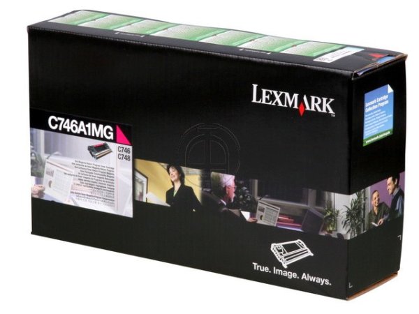 Original Lexmark C746A1MG Toner Magenta Return