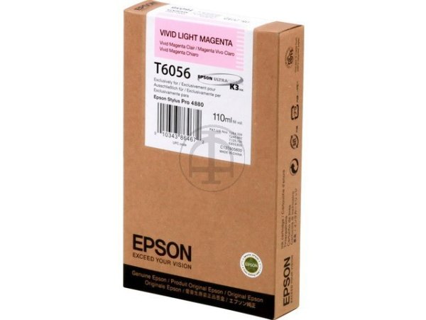 Original Epson C13T605600 / T6056 Tinte Magenta (Light)