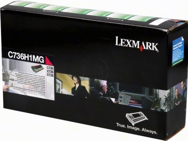 Original Lexmark C736H1MG Toner Magenta Return