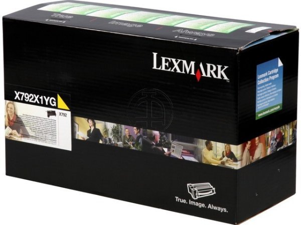 Original Lexmark X792X1YG Toner Yellow