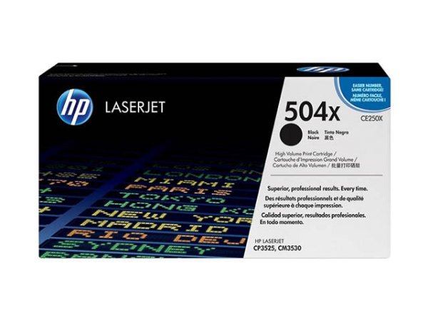 Original HP CE250X / 504X Toner Black