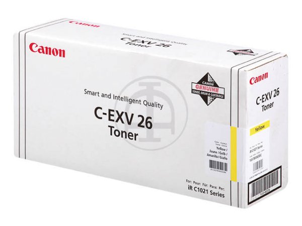 Original Canon 1657B006 / CEXV26 Toner Yellow