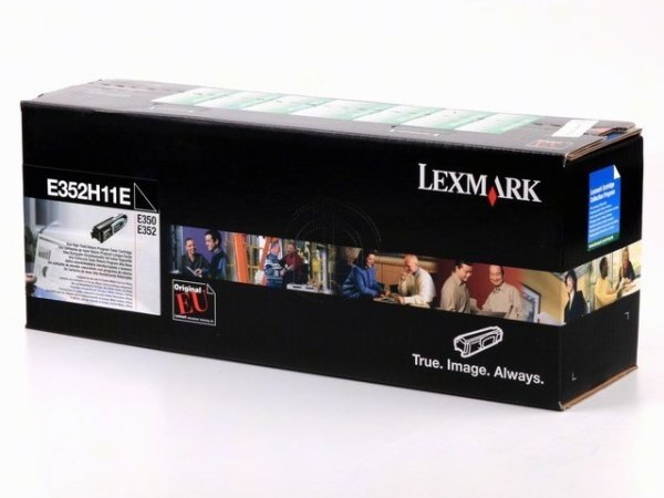 Original Lexmark E352H11E Toner Black Return