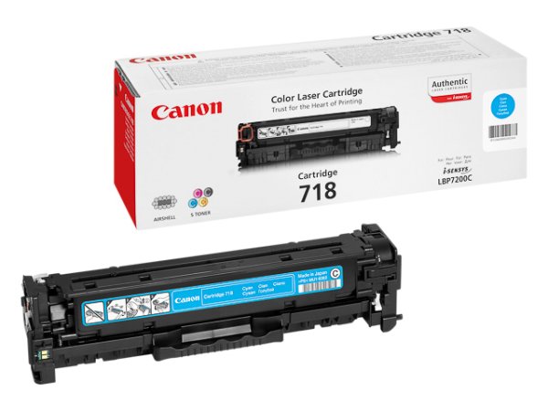 Original Canon 2661B002 / 718C Toner Cyan