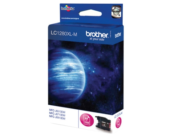 Original Brother LC1280XLM Tinte Magenta