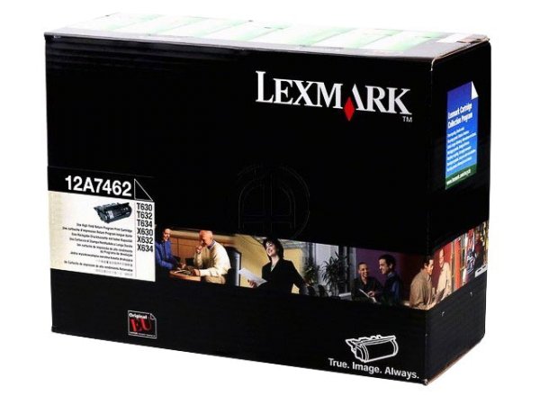 Original Lexmark 12A7462 Toner Black Return