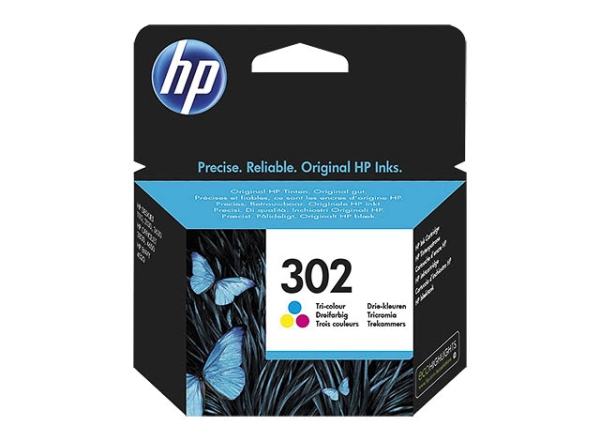 Original HP F6U65AE / Nr. 302 Tinte Colorpack C/M/Y