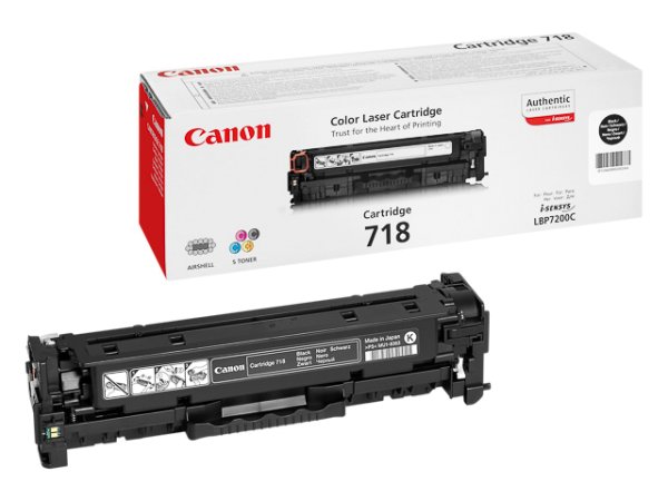 Original Canon 2662B002 / 718BK Toner Black