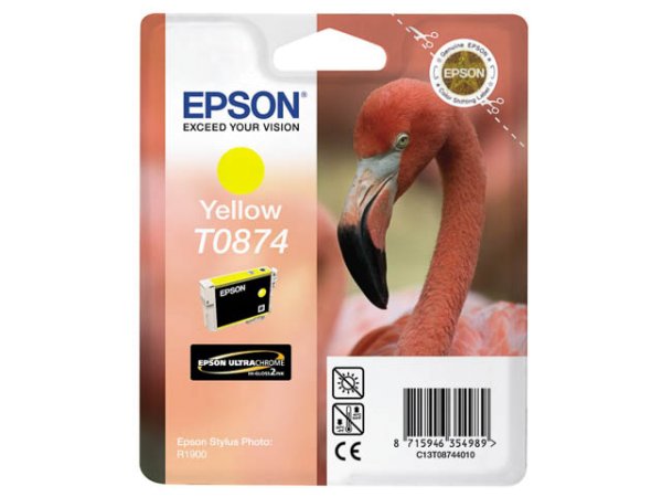 Original Epson C13T08744010 / T0874 Tinte Yellow