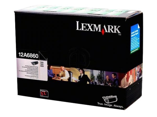 Original Lexmark 12A6860 Toner Black Return