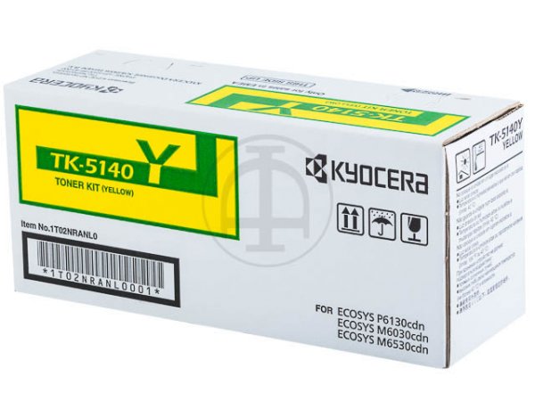 Original Kyocera 1T02NRANL0 / TK-5140Y Toner Yellow