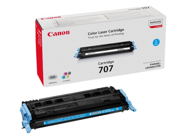 Original Canon 9423A004 / 707C Toner Cyan