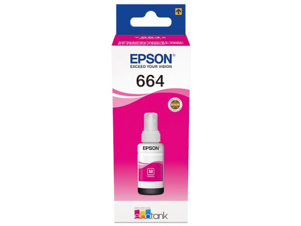 Original Epson C13T664340 / T6643 Tinte Magenta