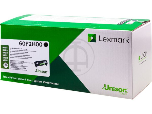 Original Lexmark 60F2H00 Toner Black Return