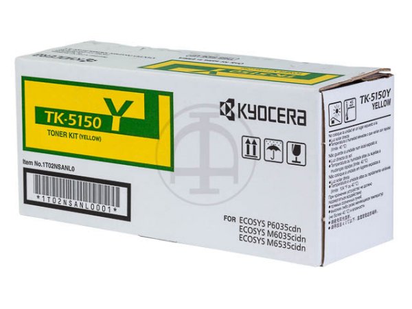 Original Kyocera 1T02NSANL0 / TK-5150Y Toner Yellow