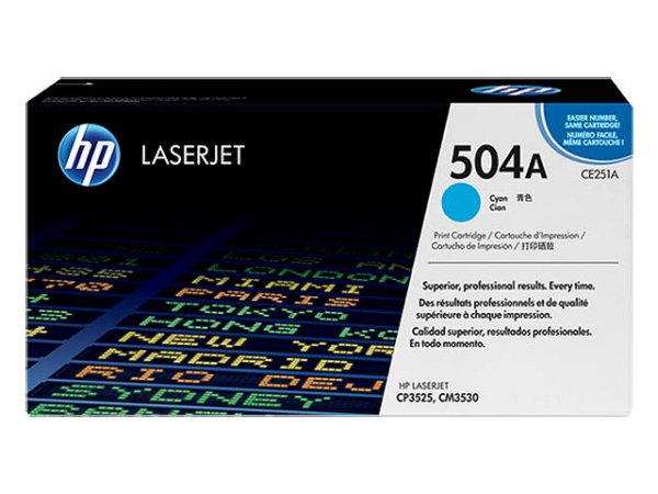 Original HP CE251A / 504A Toner Cyan