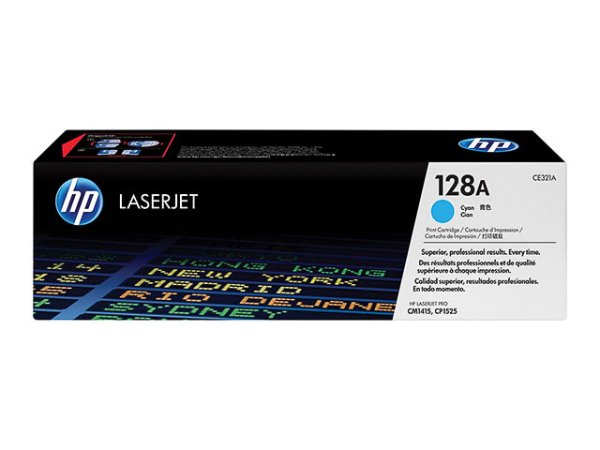 Original HP CE321A / 128A Toner Cyan