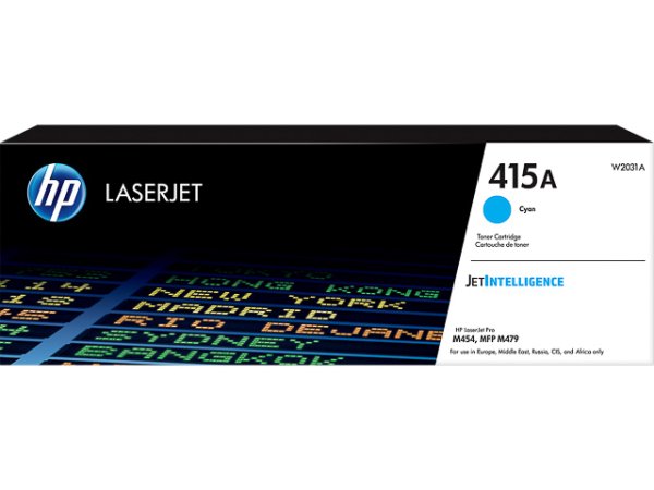 Original HP W2031A / 415A Toner Cyan
