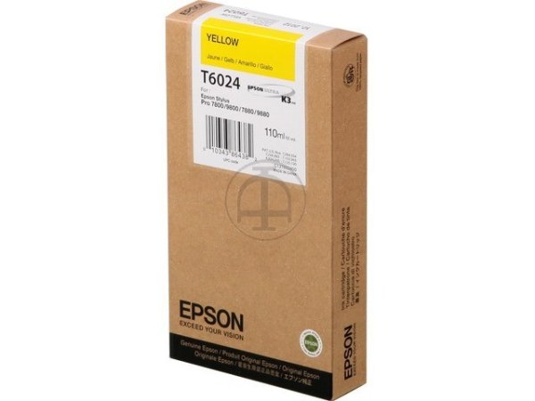 Original Epson C13T602400 / T6024 Tinte Yellow