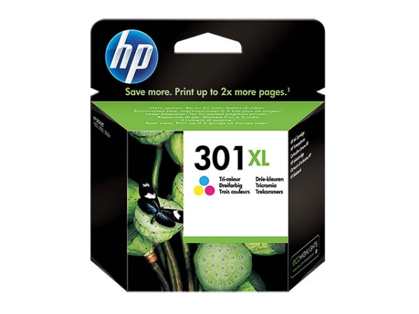 Original HP CH564EE / Nr. 301XL Tinte Colorpack C/M/Y