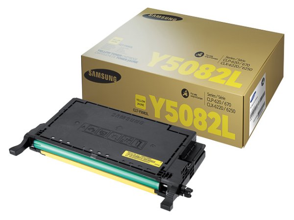 Original Samsung CLT-Y5082L Toner Yellow