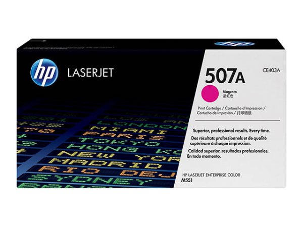 Original HP CE403A / 507A Toner Magenta