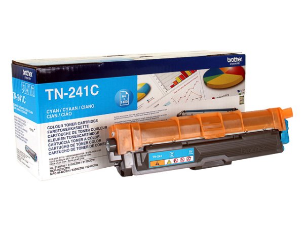 Original Brother TN-241C Toner Cyan