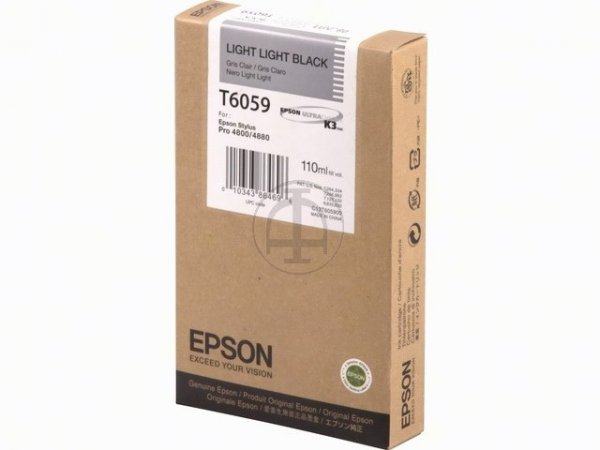 Original Epson C13T605900 / T6059 Tinte Foto Black (Light)