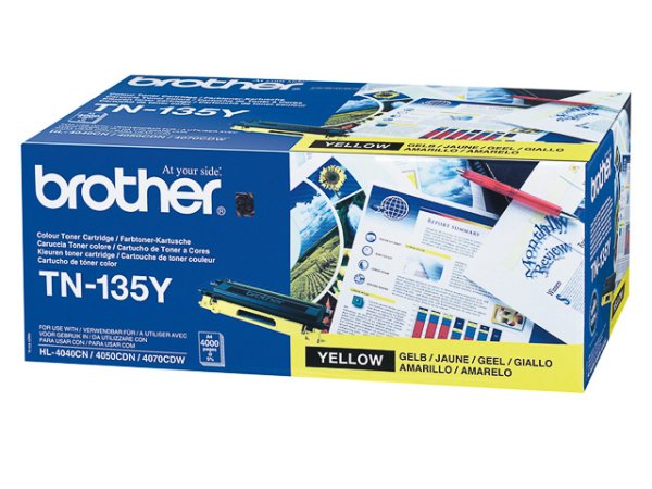 Original Brother TN-135Y Toner Yellow