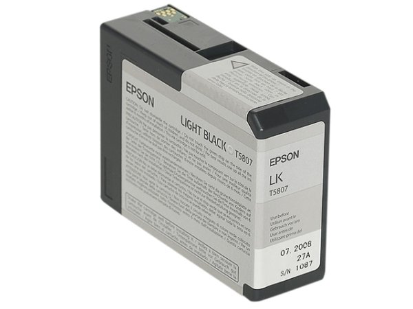 Original Epson C13T580700 / T5807 Tinte Black (Light)