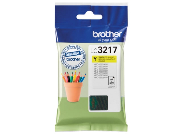 Original Brother LC3217Y Tinte Yellow