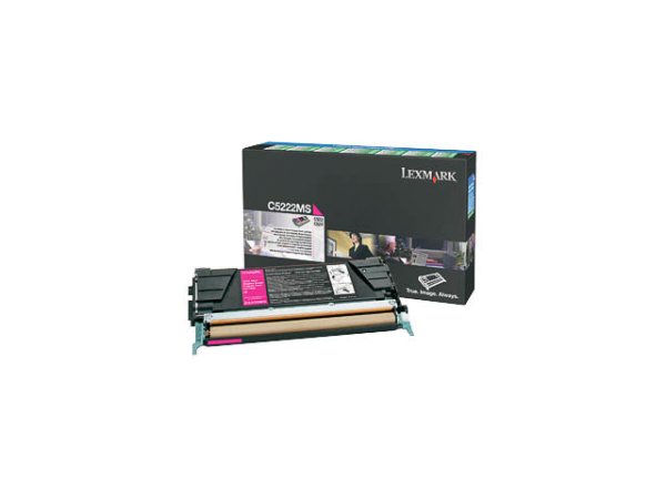 Original Lexmark C5222MS Toner Magenta
