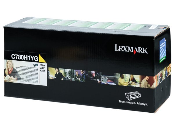 Original Lexmark C780H1YG Toner Yellow Return
