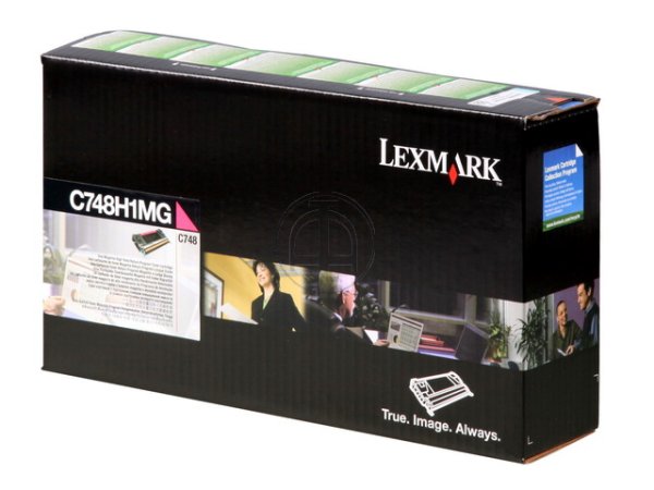Original Lexmark C748H1MG Toner Magenta Return