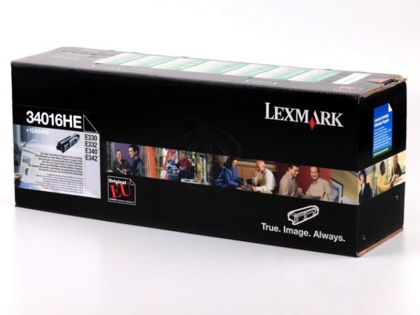 Original Lexmark 34016HE Toner Black Return