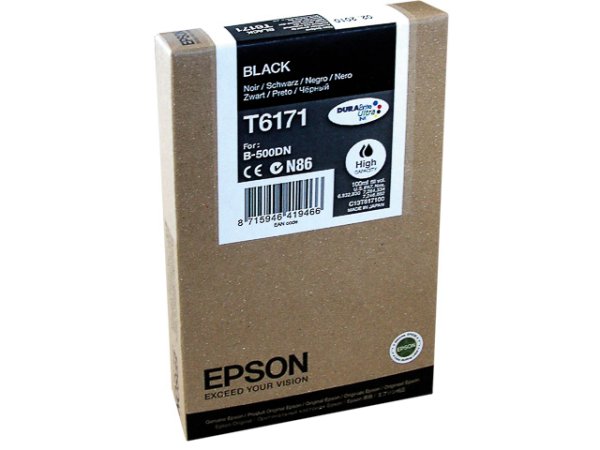 Original Epson C13T617100 / T6171 Tinte Black