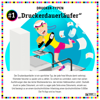 infografik-mitarbeitertypen-drucker-dauerlaeufer-buero-charakter